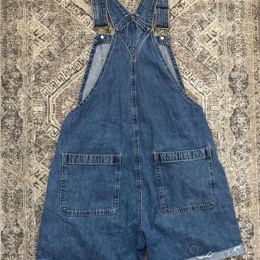 GAP Blue Denim Shortalls - Picture 2 of 4